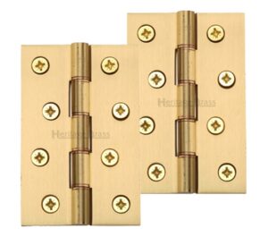 Heritage Brass 4" x 2 5/8" Double Phosphor Washered Butt Hinges, Satin Brass (sold in pairs)