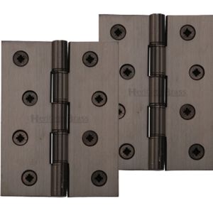 Heritage Brass 4 Inch Double Phosphor Washered Butt Hinges, Matt Bronze –   (sold in pairs)