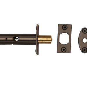 Heritage Brass Hex/Rack Bolt Without Turn, Matt Bronze