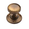 Heritage Brass Richmond Mortice Door Knobs, Antique Brass  (sold in pairs)