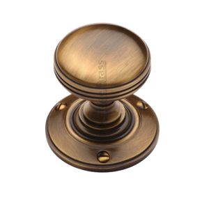 Heritage Brass Richmond Mortice Door Knobs, Antique Brass (sold in pairs)