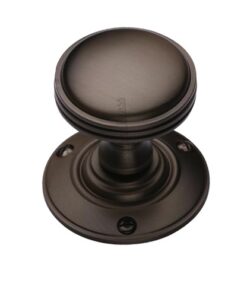 Heritage Brass Richmond Mortice Door Knobs, Matt Bronze  (sold in pairs)