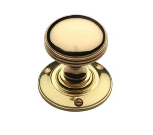 Heritage Brass Richmond Mortice Door Knobs, Polished Brass  (sold in pairs)