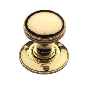 Heritage Brass Richmond Mortice Door Knobs, Polished Brass  (sold in pairs)