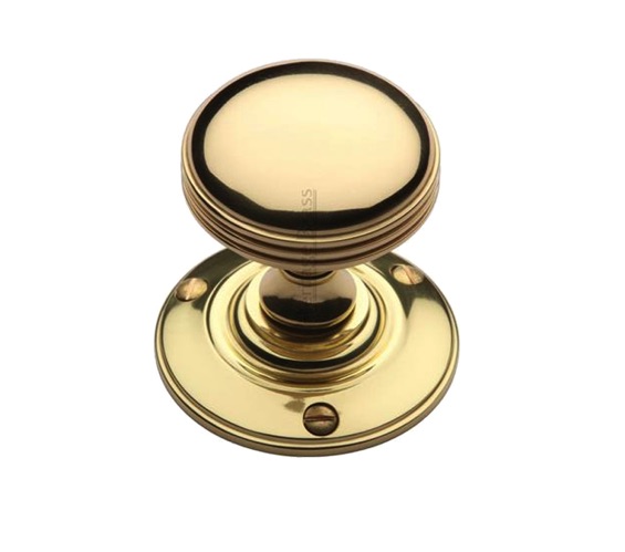 Heritage Brass Richmond Mortice Door Knobs, Polished Brass (sold in pairs)
