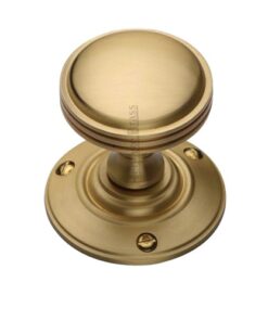 Heritage Brass Richmond Mortice Door Knobs, Satin Brass  (sold in pairs)
