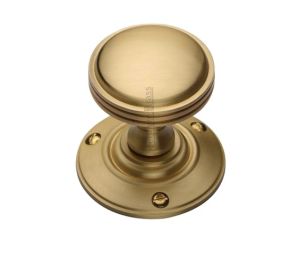 Heritage Brass Richmond Mortice Door Knobs, Satin Brass (sold in pairs)