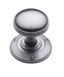 Heritage Brass Richmond Mortice Door Knobs, Satin Chrome  (sold in pairs)