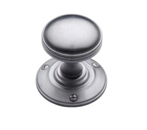 Heritage Brass Richmond Mortice Door Knobs, Satin Chrome  (sold in pairs)