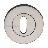 Heritage Brass Standard Key Escutcheon, Polished Nickel