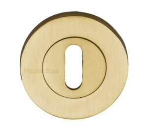 Heritage Brass Standard Key Escutcheon, Satin Brass