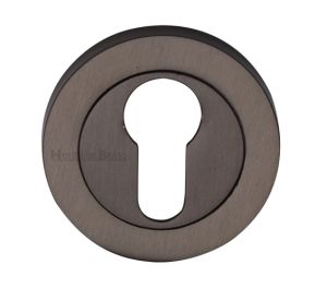 Heritage Brass Euro Profile Key Escutcheon, Matt Bronze
