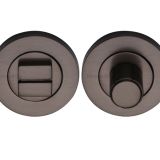 Heritage Brass Round Turn & Release (53mm Diameter), Matt Bronze