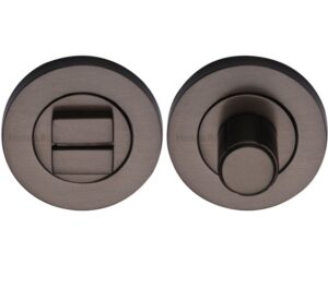 Heritage Brass Round Turn & Release (53mm Diameter), Matt Bronze -