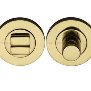 Heritage Brass Round Turn & Release (53mm Diameter), Polished Brass