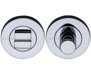 Heritage Brass Round Turn & Release (53mm Diameter), Polished Chrome -