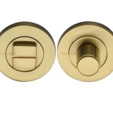 Heritage Brass Round Turn & Release (53mm Diameter), Satin Brass