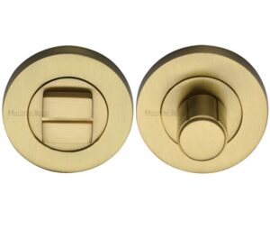 Heritage Brass Round Turn & Release (53mm Diameter), Satin Brass -