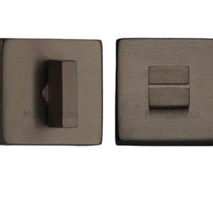 Heritage Brass Square 54mm x 54mm Turn & Release, Matt Bronze