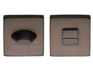 Heritage Brass Square 54mm x 54mm Turn & Release, Matt Bronze -