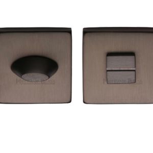 Heritage Brass Square 54mm x 54mm Turn & Release, Matt Bronze