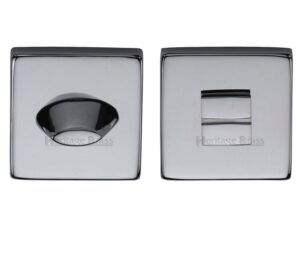Heritage Brass Square 54mm x 54mm Turn & Release, Polished Chrome -