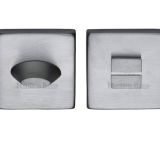 Heritage Brass Square 54mm x 54mm Turn & Release, Satin Chrome