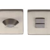 Heritage Brass Square 54mm x 54mm Turn & Release, Satin Nickel