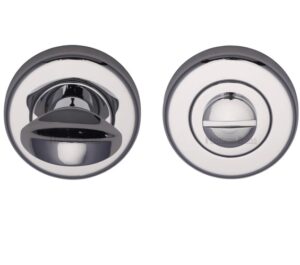 Heritage Brass Round 53mm Diameter Turn & Release, Polished Chrome Finish -