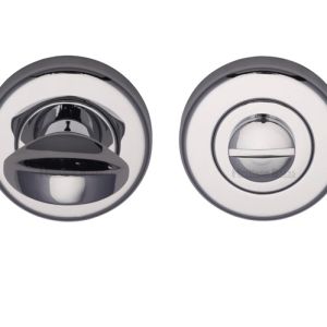 Heritage Brass Round 53mm Diameter Turn & Release, Polished Chrome Finish