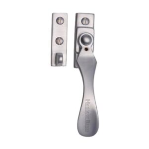 Heritage Brass Wedge Pattern Locking Casement Fastener (127mm), Satin Chrome