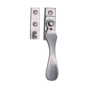 Heritage Brass Wedge Pattern Locking Casement Fastener (127mm), Satin Chrome