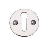 Heritage Brass Standard Key Escutcheon, Polished Chrome