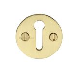 Heritage Brass Standard Key Escutcheon, Satin Brass