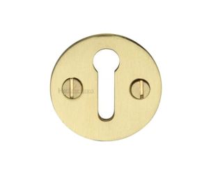 Heritage Brass Standard Key Escutcheon, Satin Brass