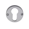 Heritage Brass Euro Profile Key Escutcheon, Satin Chrome