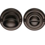 Heritage Brass Round 45mm Diameter Turn & Release, Matt Bronze