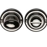 Heritage Brass Round 45mm Diameter Turn & Release, Polished Nickel