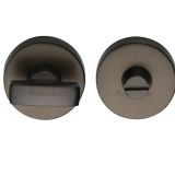 Heritage Brass Round 35mm Diameter Turn & Release, Matt Bronze -