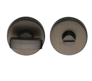 Heritage Brass Round 35mm Diameter Turn & Release, Matt Bronze