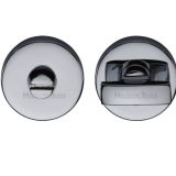 Heritage Brass Round 35mm Diameter Turn & Release, Polished Chrome -