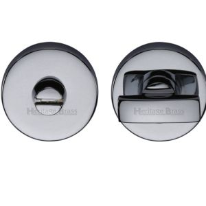 Heritage Brass Round 35mm Diameter Turn & Release, Polished Chrome –