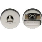 Heritage Brass Round 35mm Diameter Turn & Release, Polished Nickel -