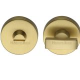 Heritage Brass Round 35mm Diameter Turn & Release, Satin Bronze -