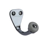 Heritage Brass Single Robe Hook (45mm Height), Polished Chrome
