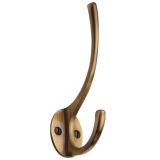 Heritage Brass Hat & Coat Hook (130mm Height), Antique Brass