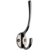 Heritage Brass Hat & Coat Hook (130mm Height), Polished Nickel