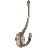 Heritage Brass Hat & Coat Hook (130mm Height), Satin Nickel -