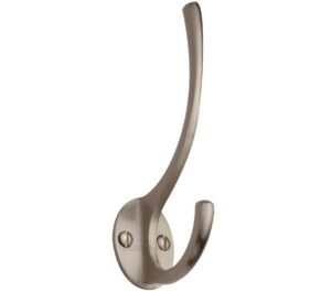 Heritage Brass Hat & Coat Hook (130mm Height), Satin Nickel -
