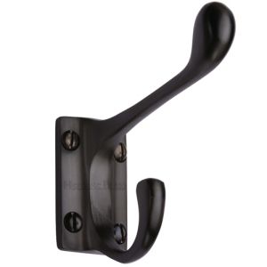 Heritage Brass Hat & Coat Hook (86mm Projection), Matt Bronze